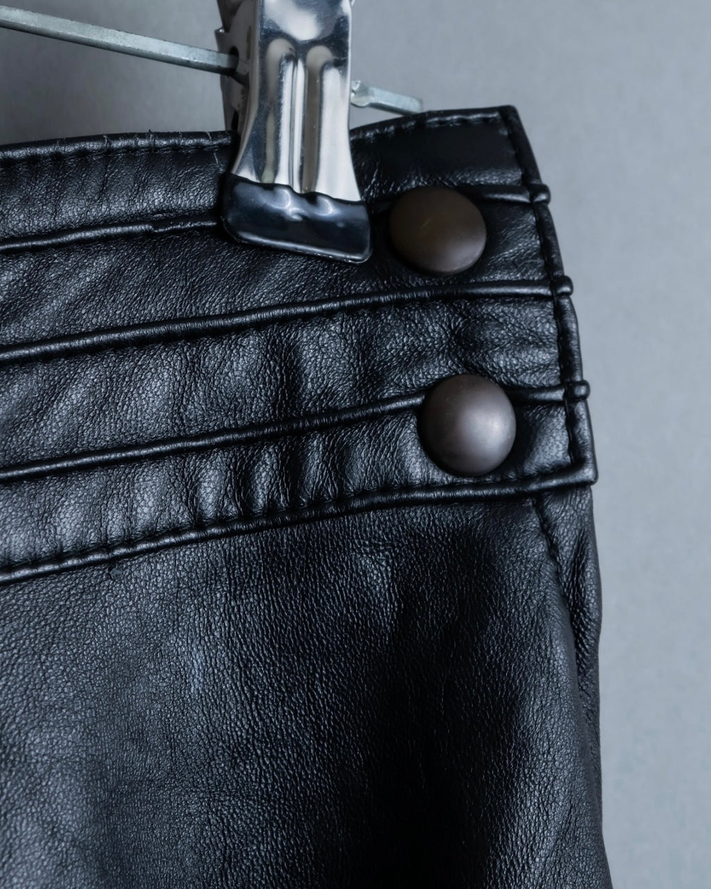 Cowhide flared lace skirt