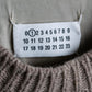 "Maison  Martin Margiela" 2011 aw smooth double sheer knit