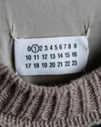 "Maison  Martin Margiela" 2011 aw smooth double sheer knit