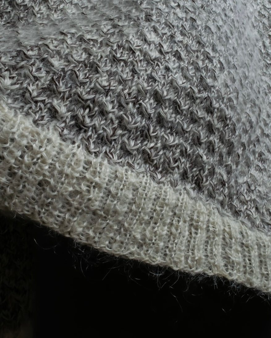 Vintage low gauge knit cardigan