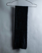 "KATHARINE HAMNETT LONDON" Angora wool shaggy scarf