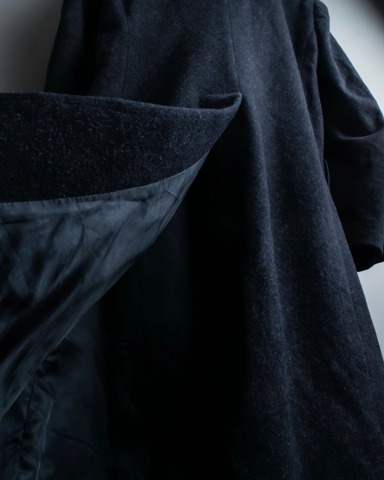 "STAFFORD"  Double-breasted super long wool coat