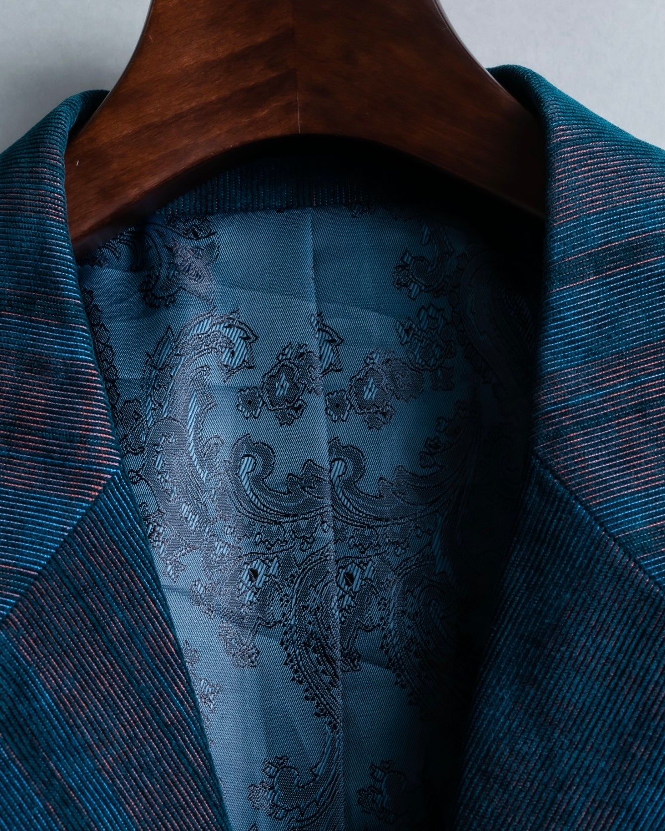 XL Vintage iridescent corduroy tailored jacket