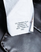 "Emporio Armani" leather stitch special design jacket