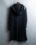 "EMPORIO ARMANI" Leather patches beautiful duffel coat