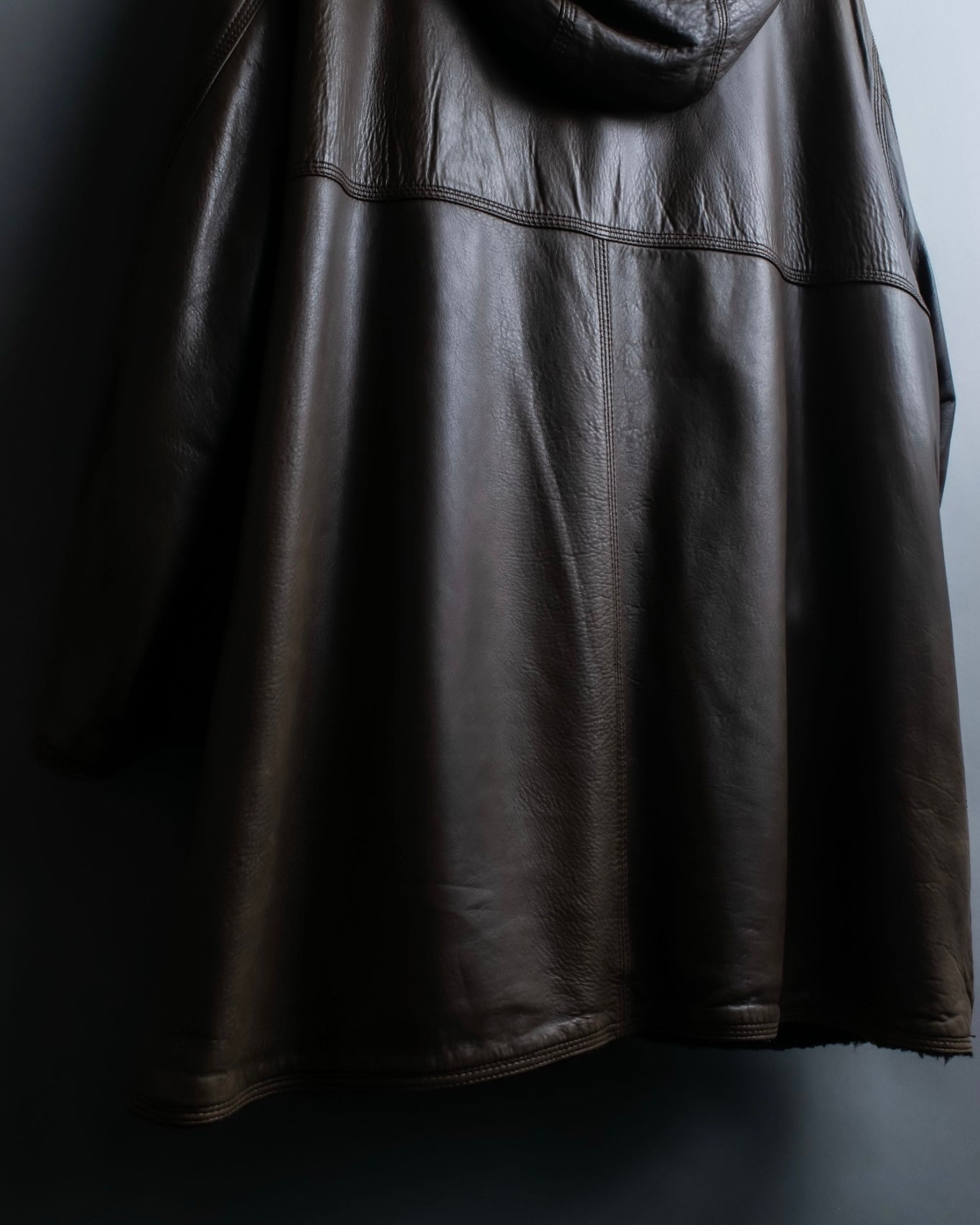 "SYLVIE SCHIMMEL" Special touch leather zip hood jacket