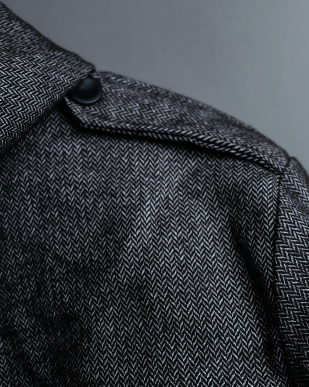 "JUNYA WATANABE" Cotton Herringbone Hoodie Jacket