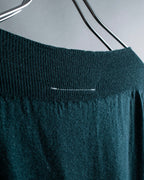 “MM6” docking designed four sleeves long knit