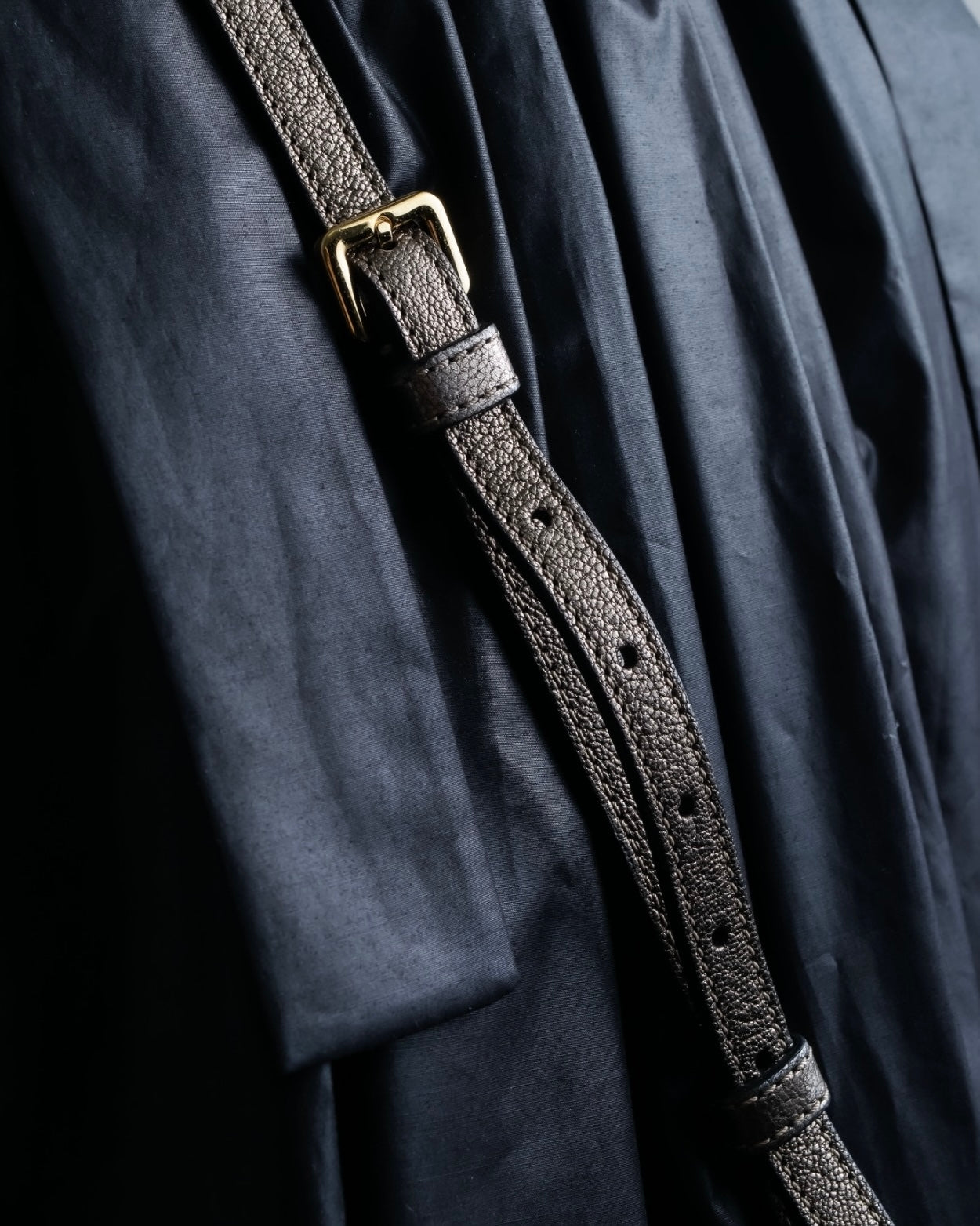 “LOEWE” anagram designed silver shoulder bag