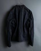 "DIESEL" Double zip gimmick jacket