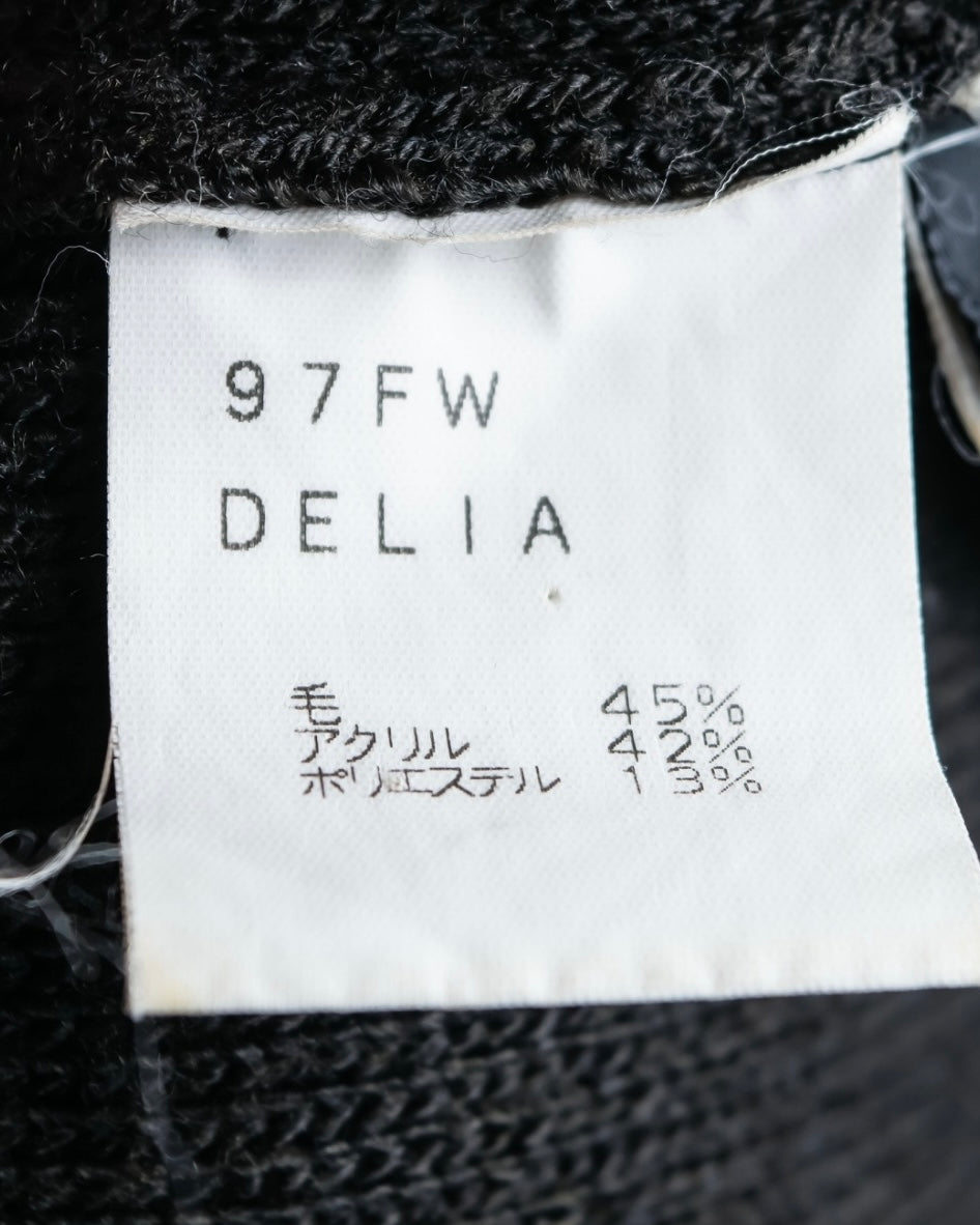 "ANTEPRIMA" Beautiful silhouette knit long coat