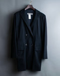 "JIL SANDER" double-breasted lightweight wool jacket