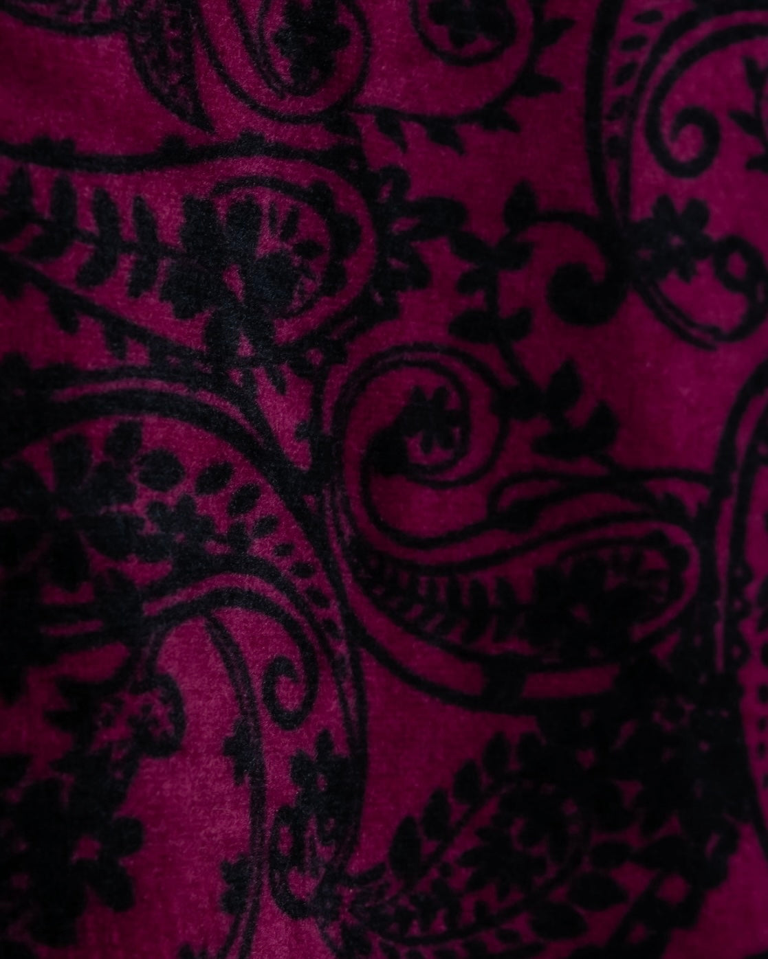 Vintage paisley velour shirt