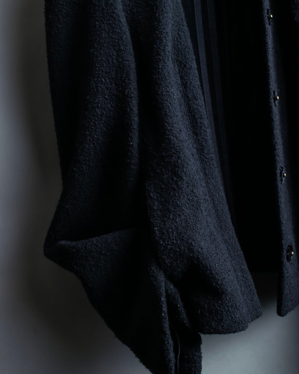 "EMPORIO ARMANI" Three-line short fly front jacket