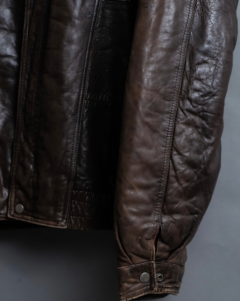 "VALENTINO" Vintage leather blouson