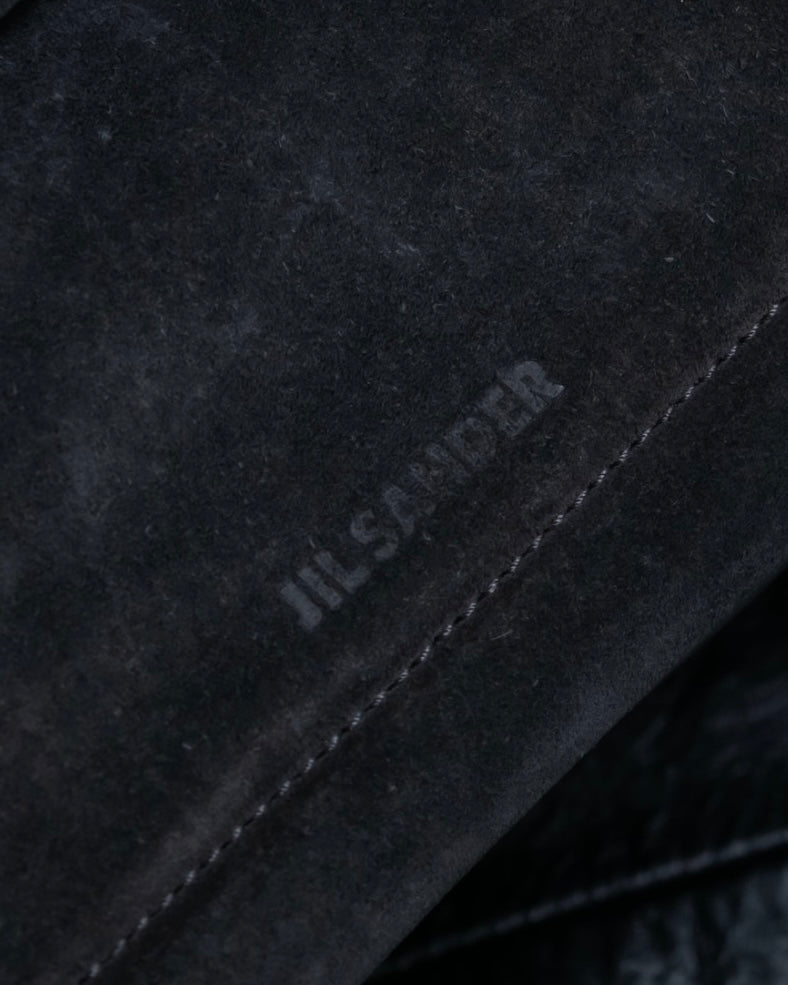 "JIL SANDER" Beautiful suede leather handbag