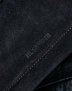 "JIL SANDER" Beautiful suede leather handbag