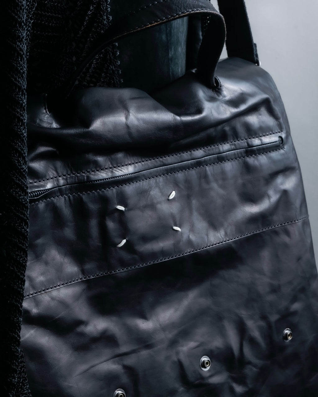 "Maison Margiela" 2016 aw leather sailor bag