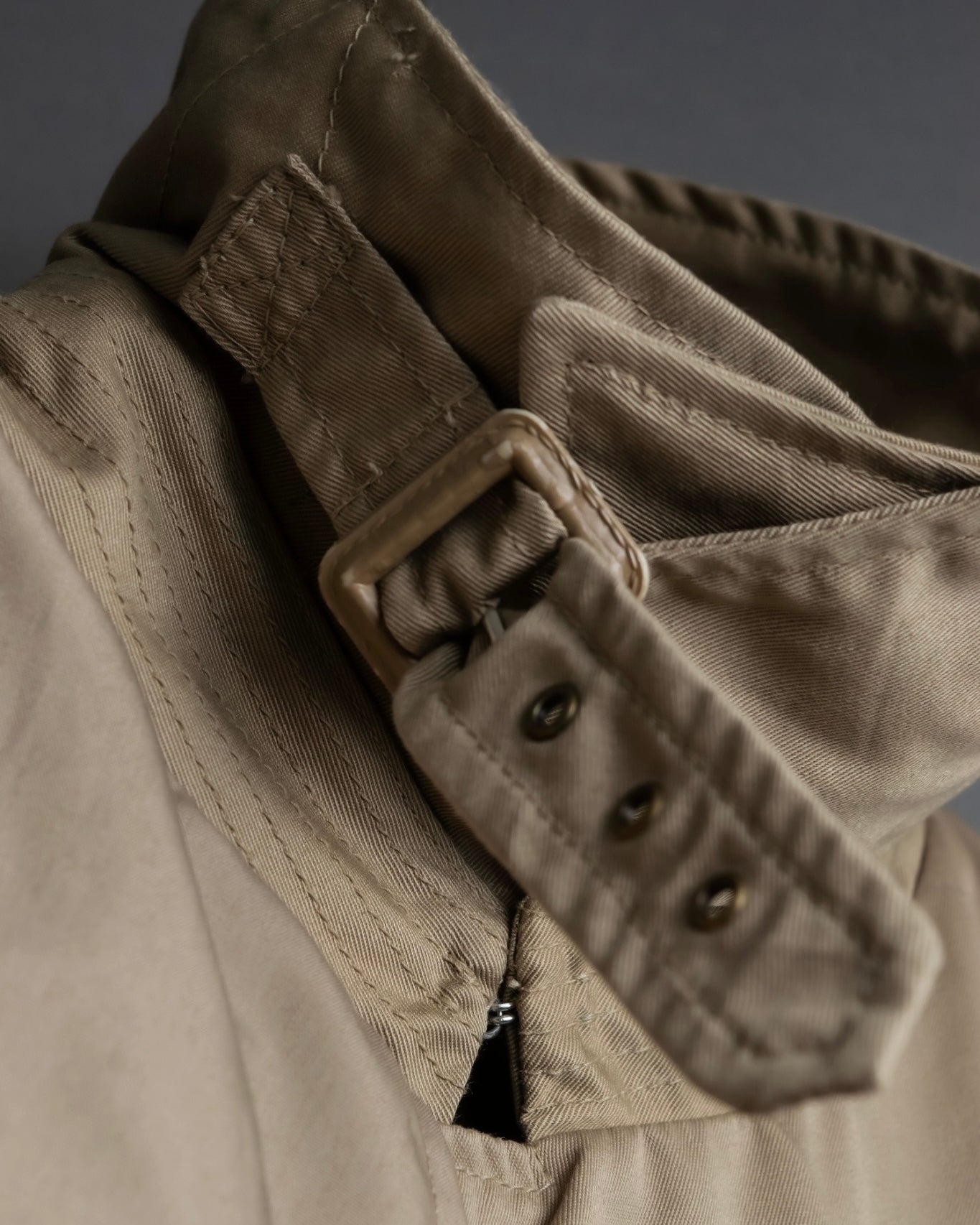 "SEEALL" patchwork designed maxi trench coat