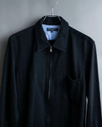"COMME des GARCONS HOMME"Summer wool zip-up box silhouette jacket