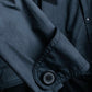 "LANVIN paris" mint condition silk blend double zip spring coat