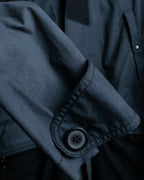 "LANVIN paris" mint condition silk blend double zip spring coat