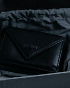 "BALENCIAGA" Leather compact wallet