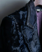 "GIANFRANCO FERRE" Swakara leather tailored jacket