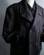 Vintage herringbone drop shoulder p coat