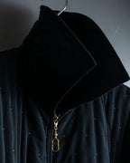 "Christian Dior" point design fluffy jacket