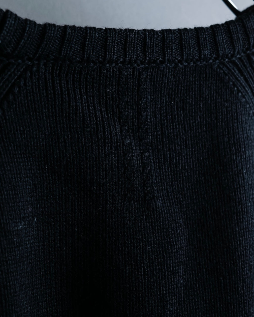 "SAINT LAURENT PARIS" 2014AW studded design knit sweater