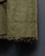 Vintage kargan lamb suede combination jacket