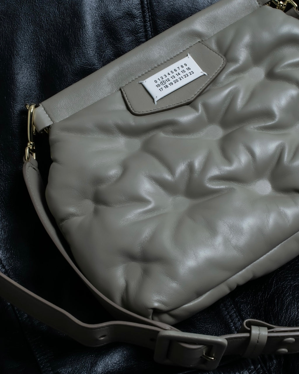 "Maison Margiela" Glam Slam leather shoulder bag