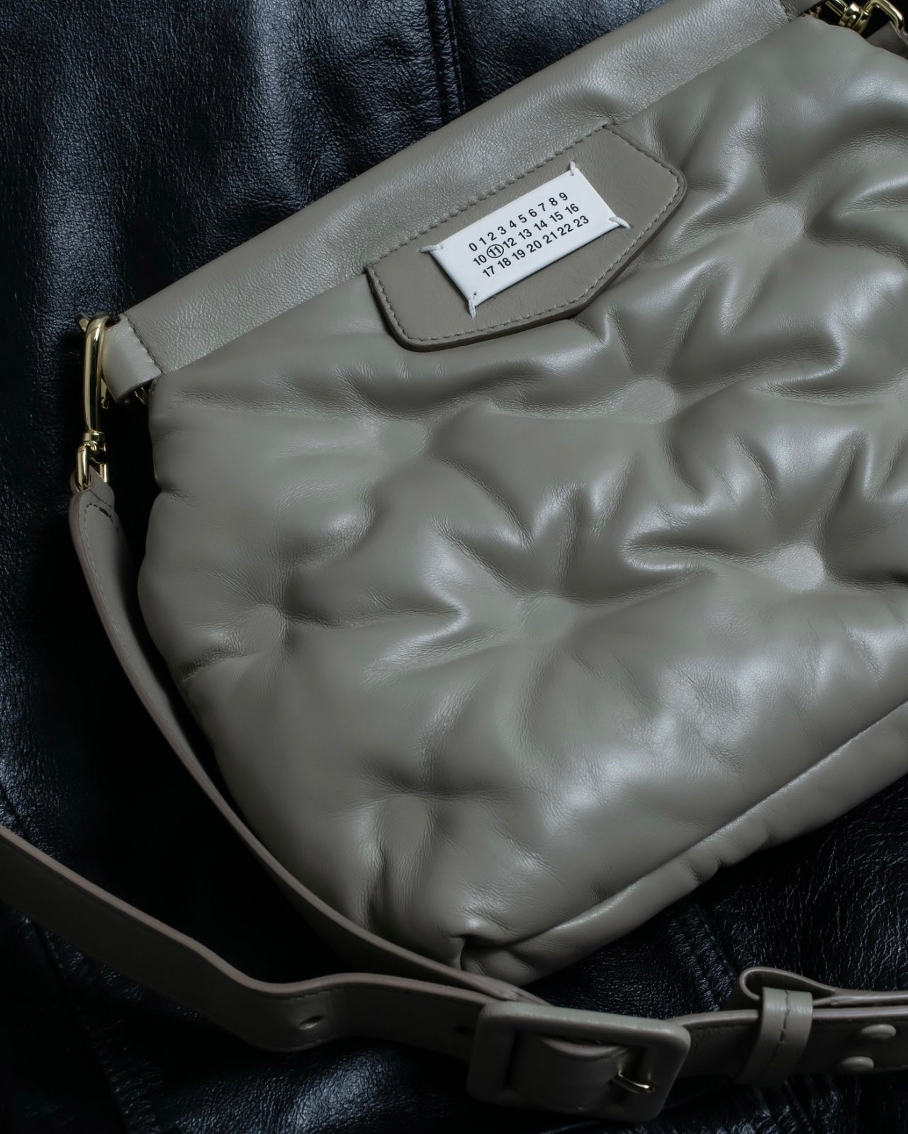 "Maison Margiela" Glam Slam leather shoulder bag