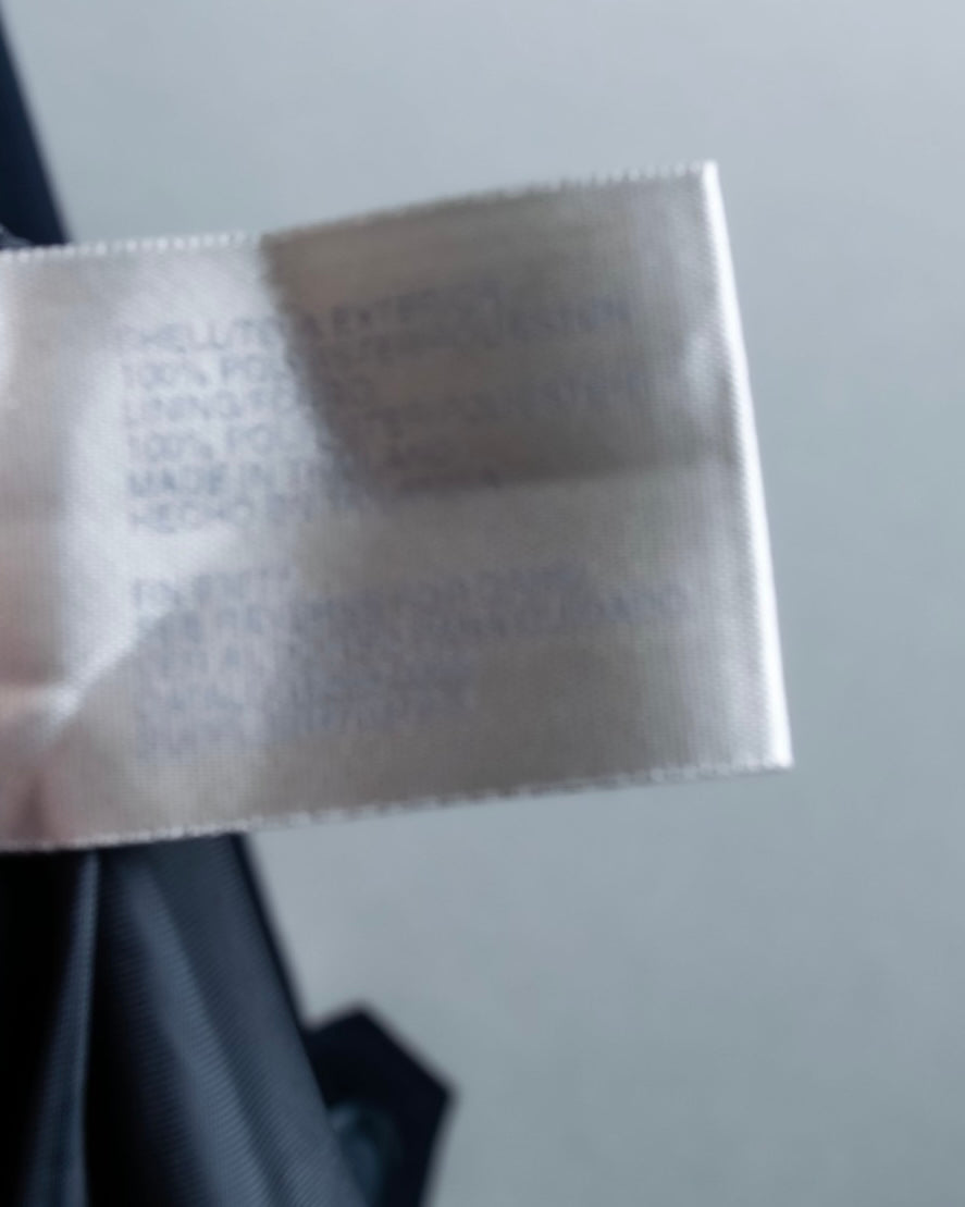 Vintage super long dark blue trench coat