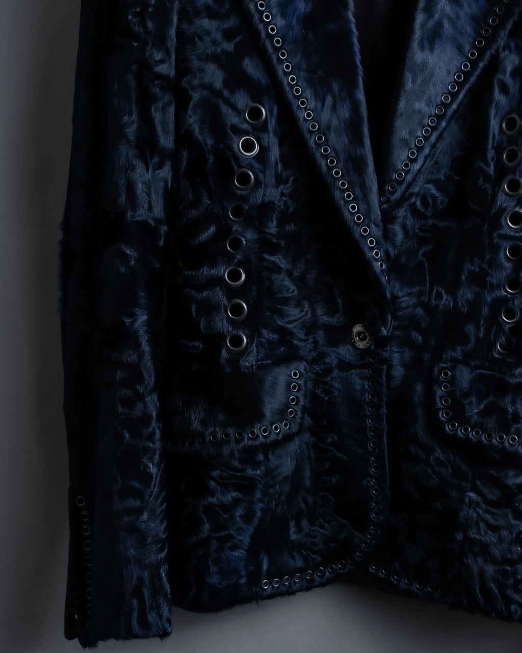 "GIANFRANCO FERRE" Swakara leather tailored jacket