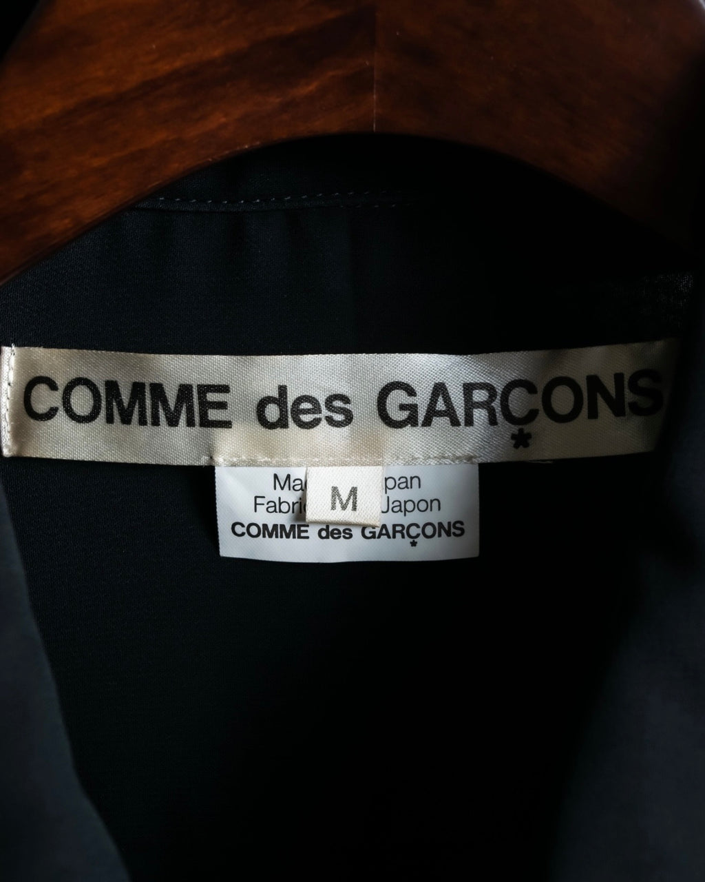 "COMME des GARÇONS" ruched sheer shirt