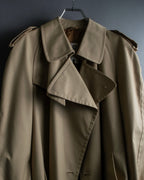 "GUCCI 70-80's" Big collar design oversize design trench coat