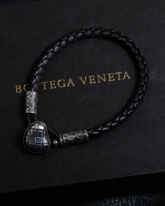 "BOTTEGA VENETA" Leather braided bangle