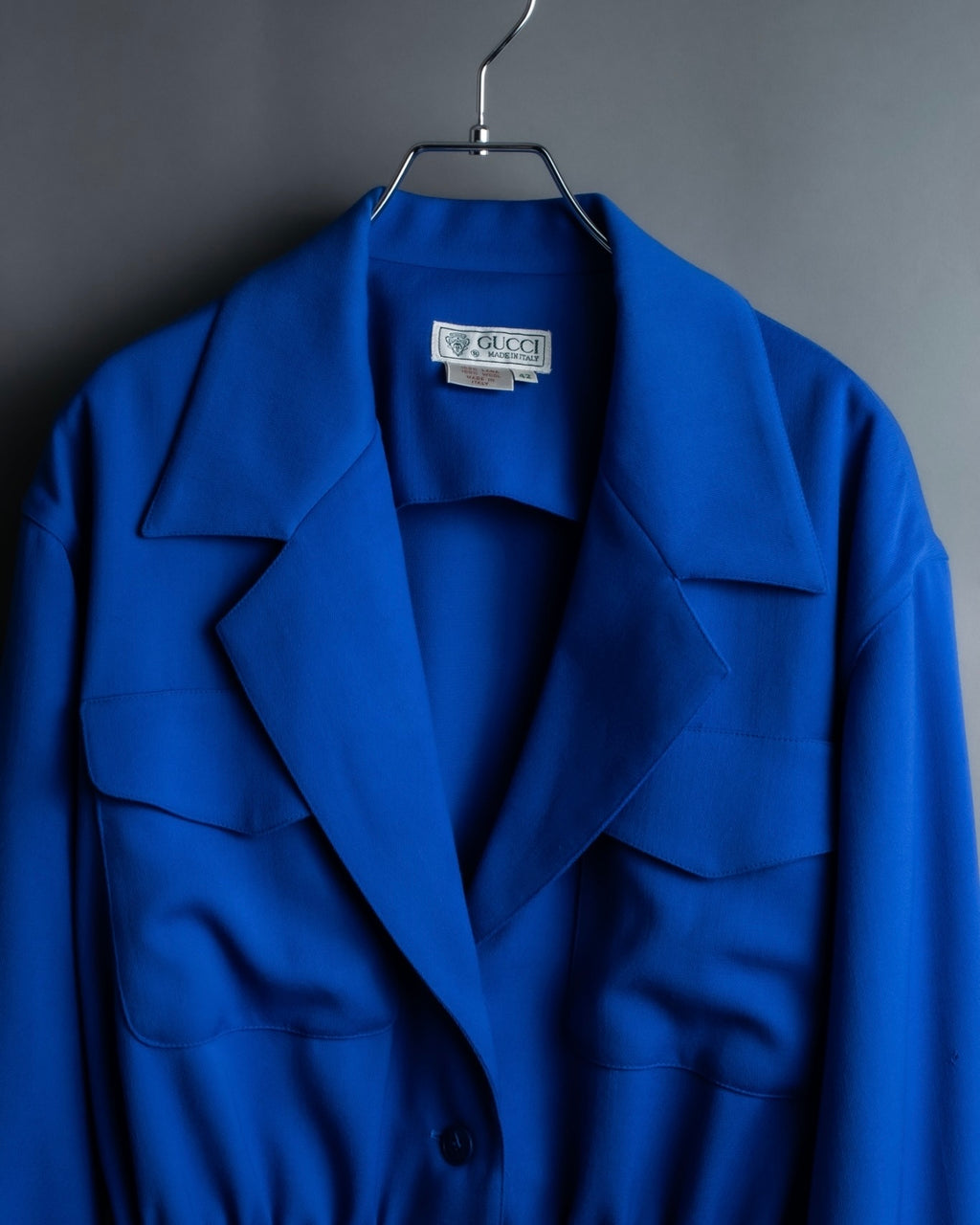 “OLD GUCCI” beautiful blue colored short jacket