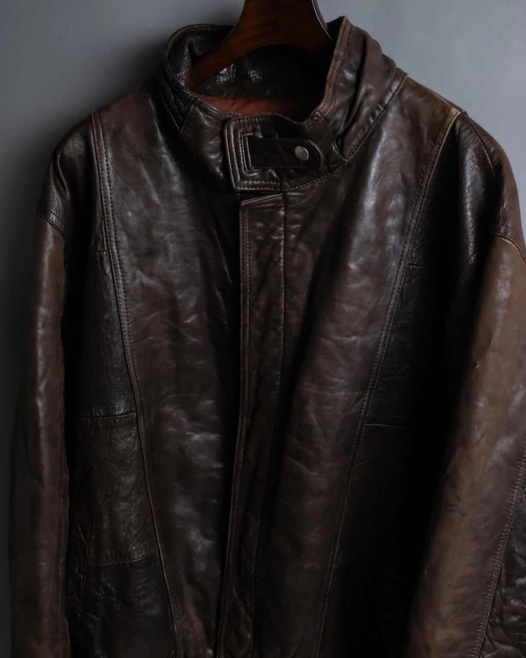 "VALENTINO" Vintage leather blouson