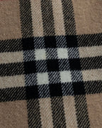 "Burberry's (70-80's)" Nova check side zip pleated skirt