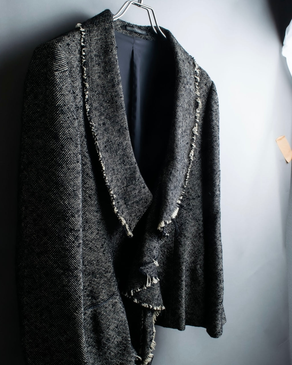 "Yohji Yamamoto +NOIR" Frill smoking jacket
