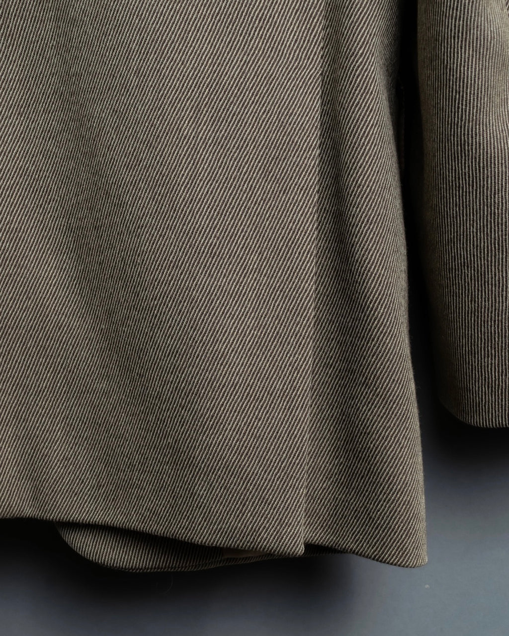 "EMPORIO ARMANI" Virgin Wool Shawl Collar Tailored Jacket