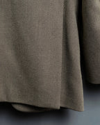 "EMPORIO ARMANI" Virgin Wool Shawl Collar Tailored Jacket