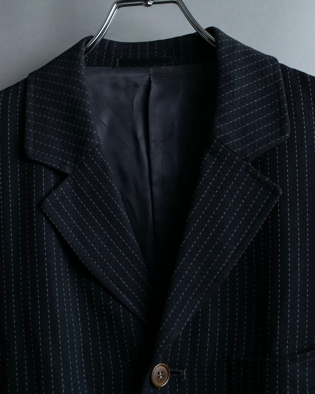 "Paul Smith London" Stitch design stripe compact lapel single tailored jacket