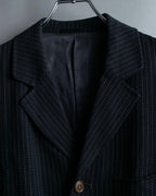 "Paul Smith London" Stitch design stripe compact lapel single tailored jacket
