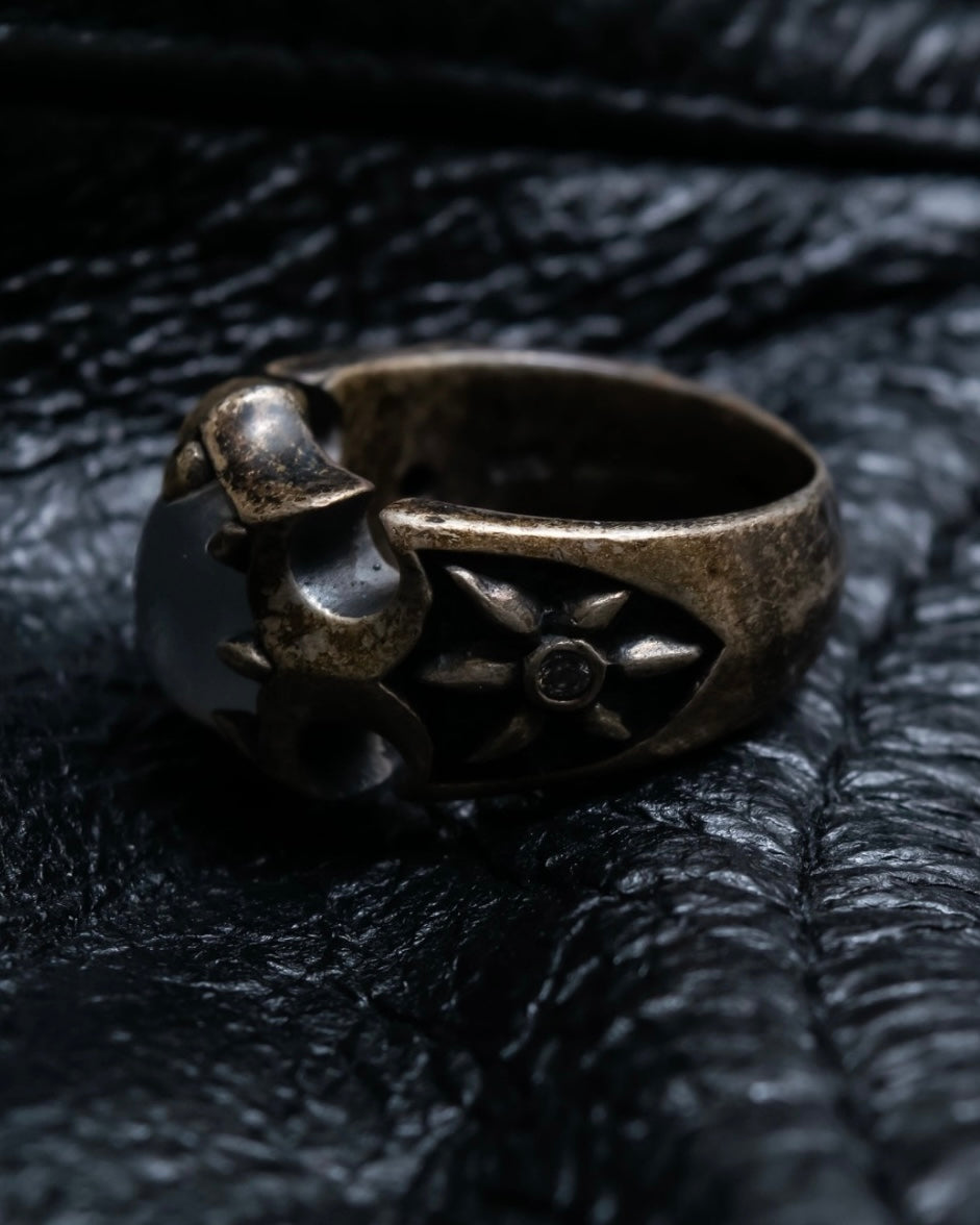 vintage crystal ring