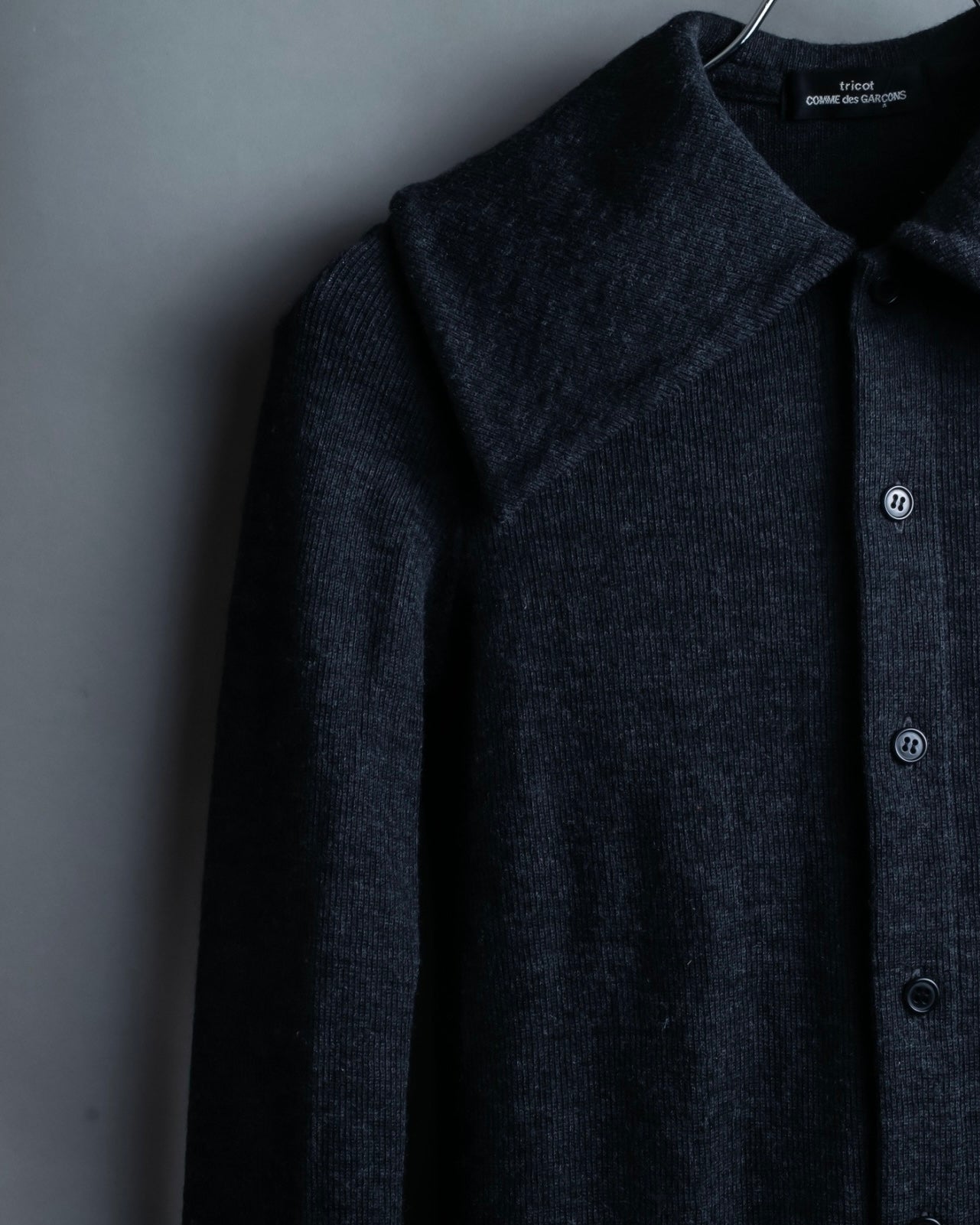 "tricot COMME des GARCONS" Light 100% wool layered knit