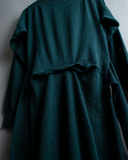 “MM6” docking designed four sleeves long knit